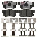 Rm Brakes RM Brakes EHT537H Ceramic Brake Pad Set With Hardware R53-EHT537H